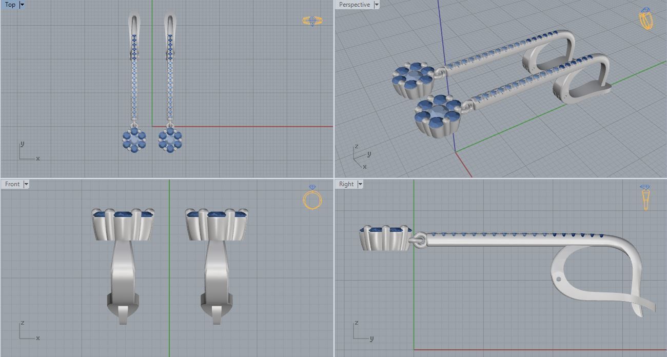 Earrings 11 3D print model_6