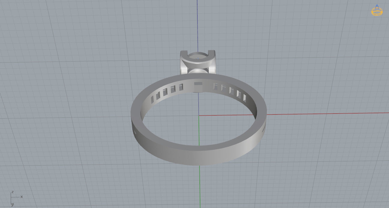 Ring and Earrings 128 3D print model_14