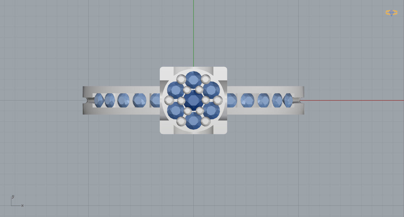 Ring and Earrings 128 3D print model_10