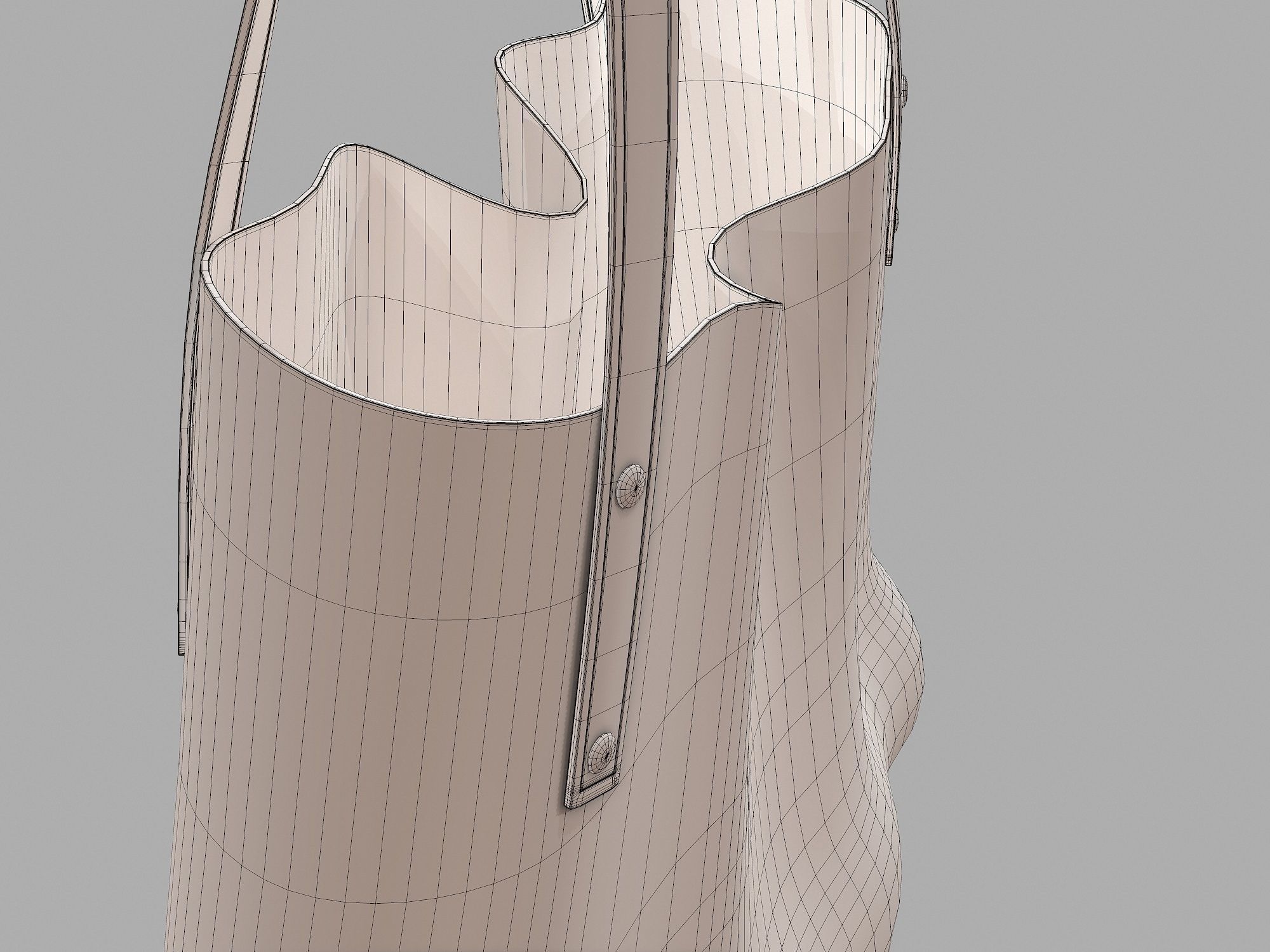 Shopper Handbag Free low-poly 3D model_11