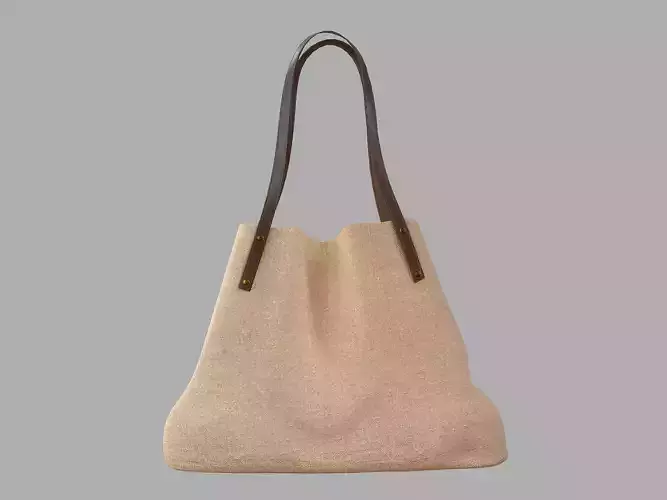 Shopper Handbag Free low-poly 3D model