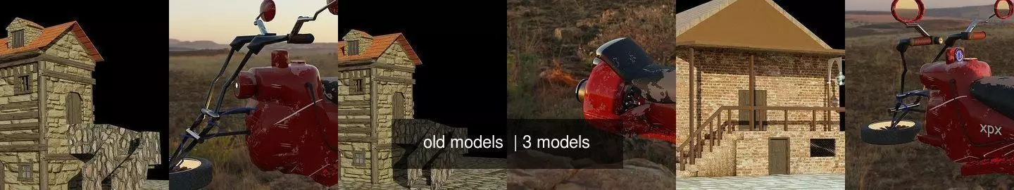 old models  3D Model Collection_0