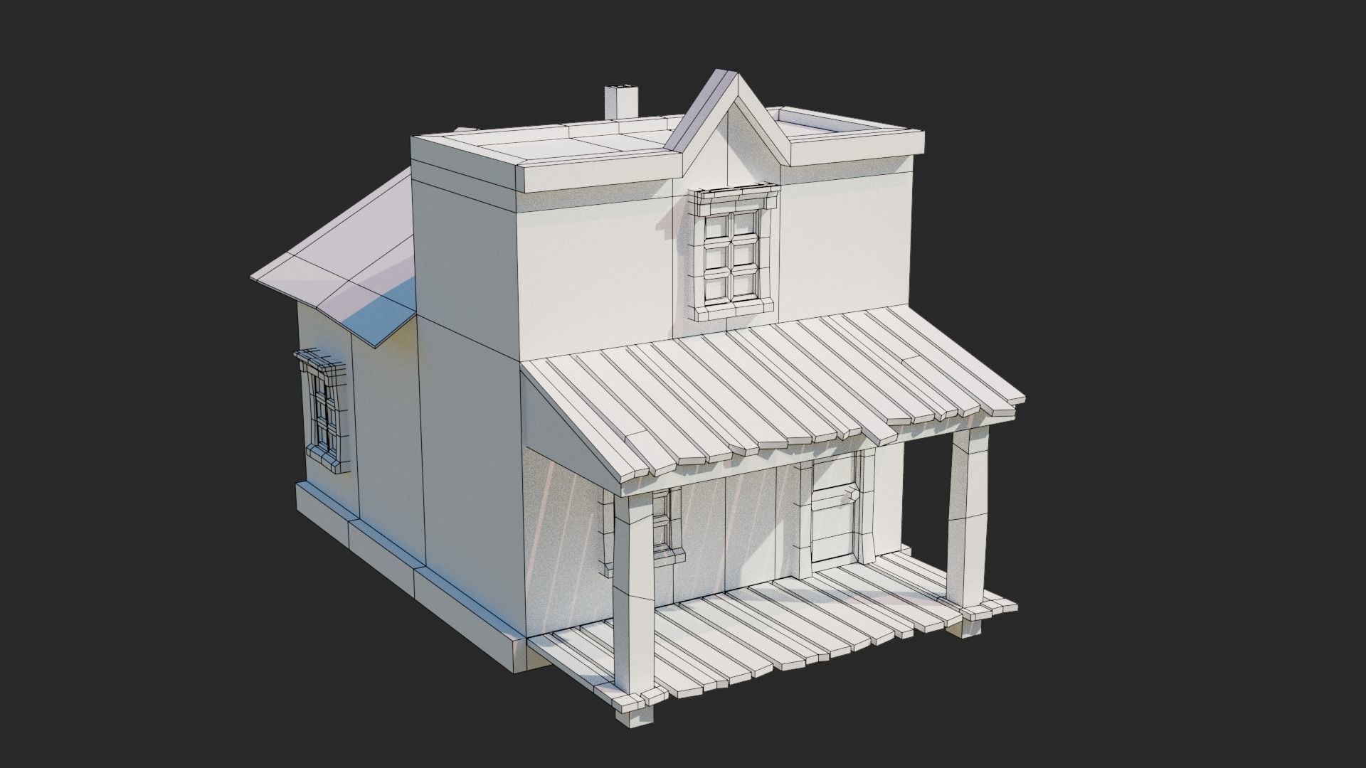 FREE Wild West House free VR / AR / low-poly 3D model | CGTrader