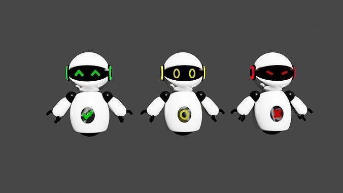 Mini robot 3D model