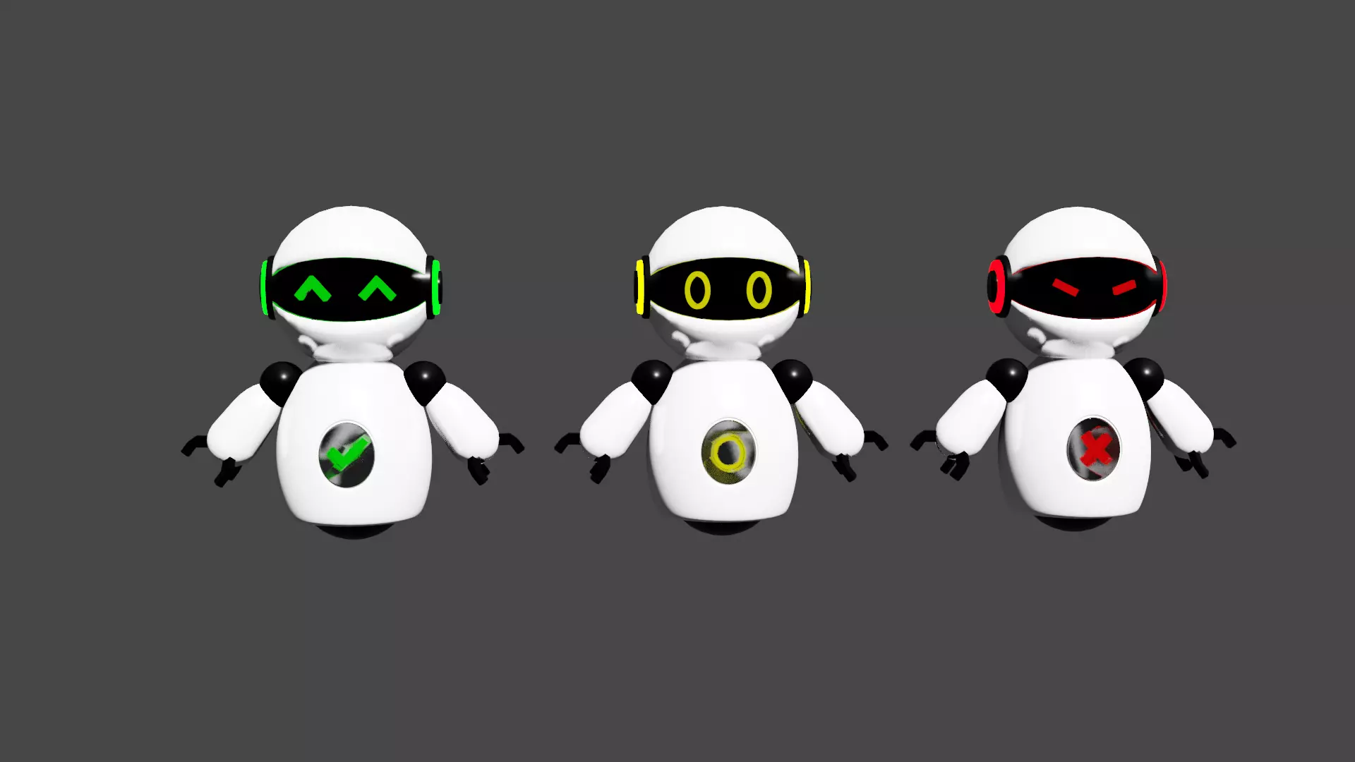 Mini robot 3D model_0