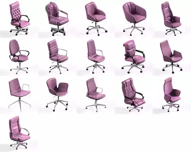 15 office chair pack collection 