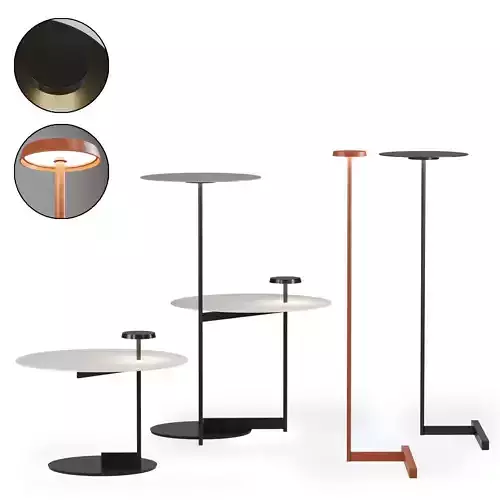 Flat floor light by vibia 3D model