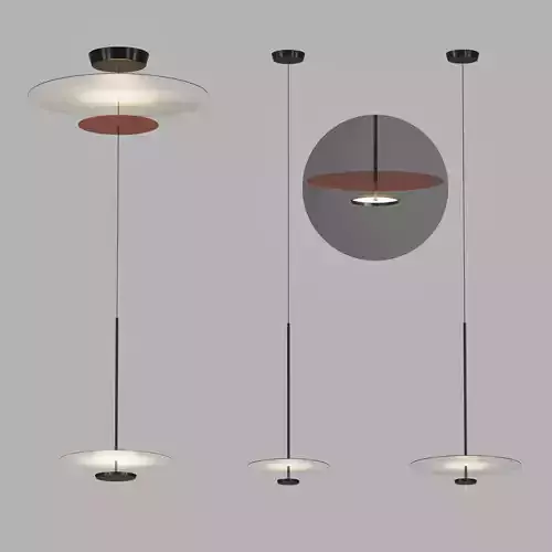 Flat Hanging Lamp by Vibia