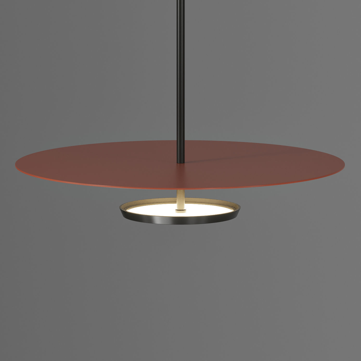 Flat Hanging Lamp by Vibia 3D model_1