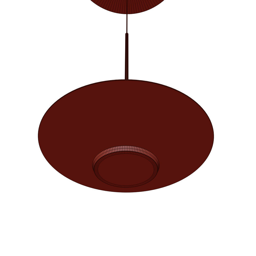 Flat Hanging Lamp by Vibia 3D model_3