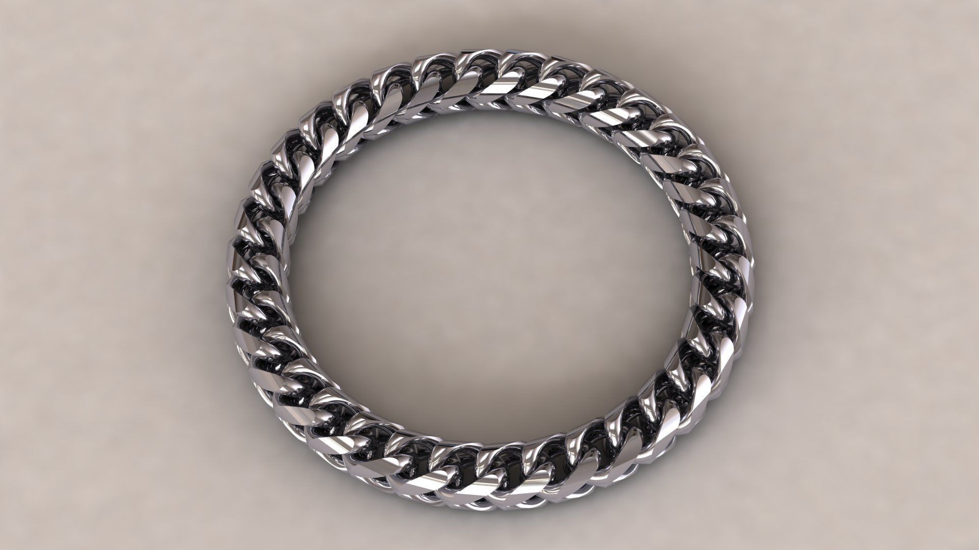Chain Bracelets 26 3D print model_1