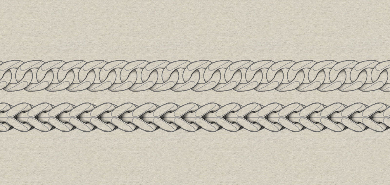 Chain Bracelets 26 3D print model_12