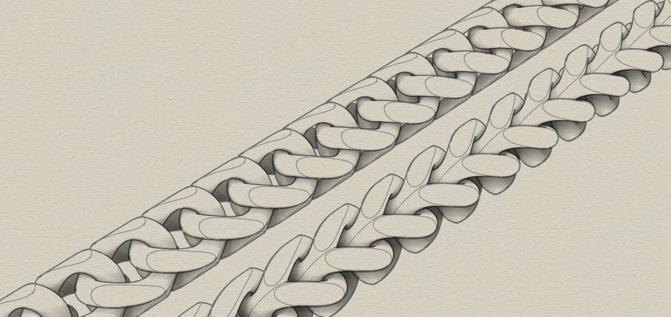 Chain Bracelets 26 3D print model_14