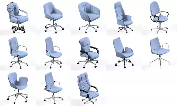 11 office chair pack collection