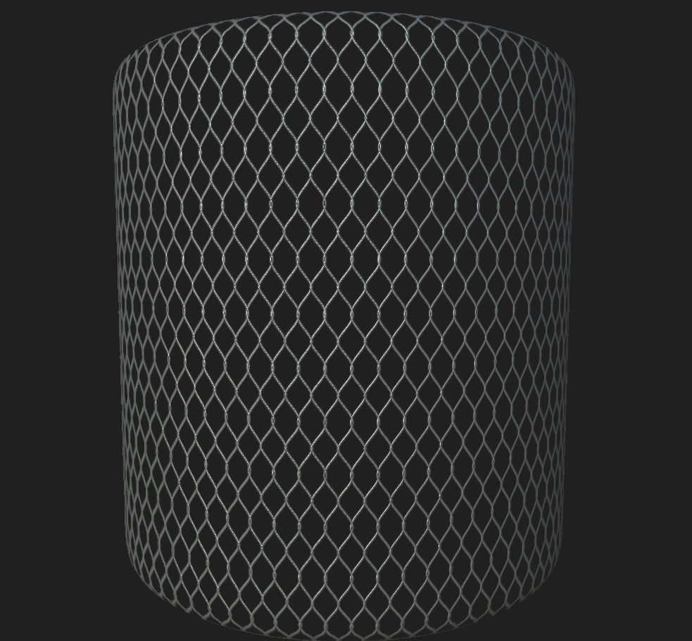 Texture Chain Link Fence VR / AR / low-poly | CGTrader