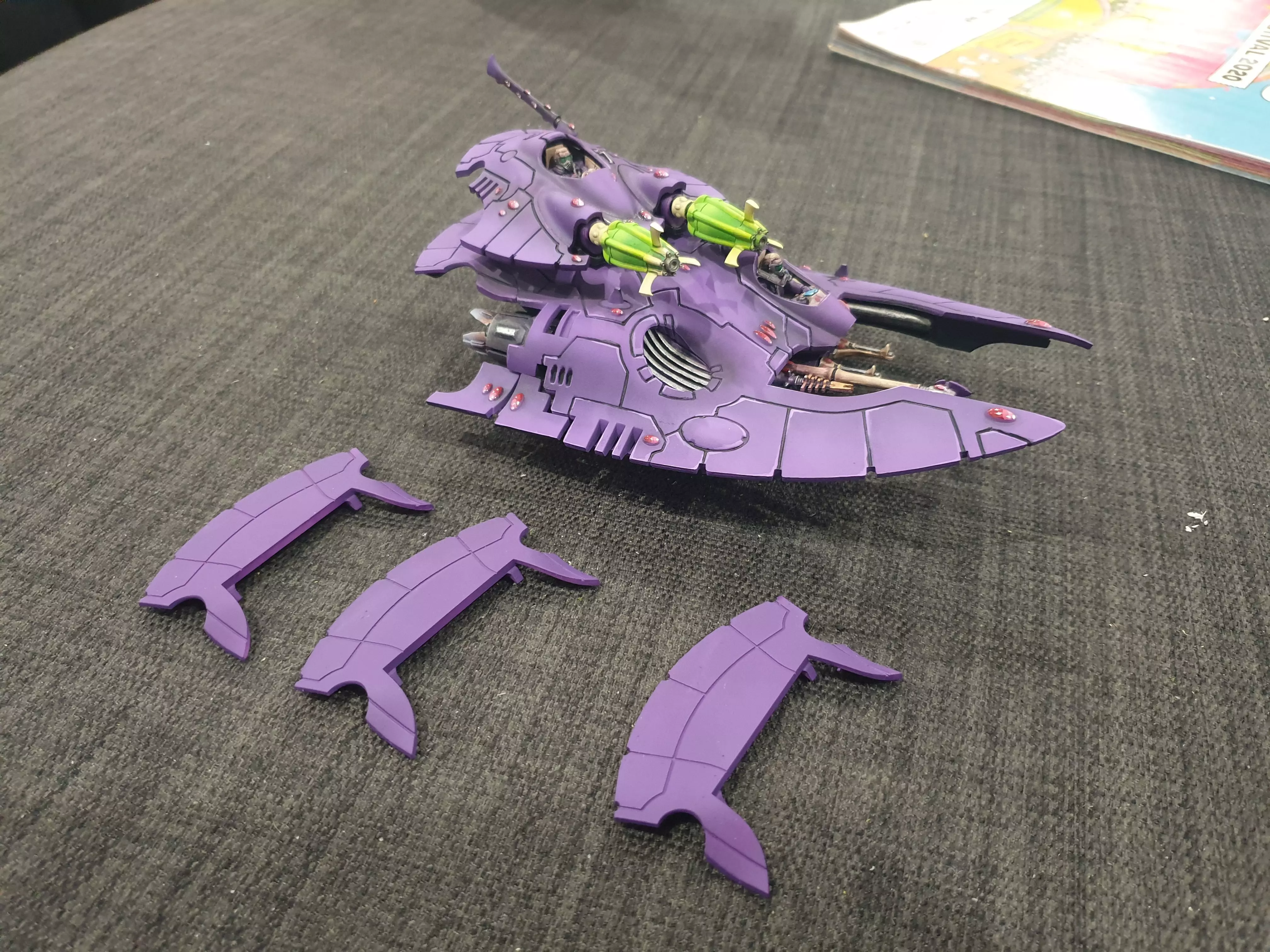 Grav Tank Rear Fin 3D print model