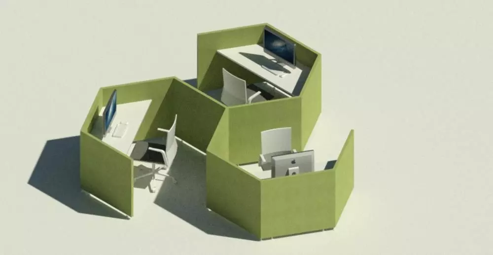 revit workstation kit  3D model_0