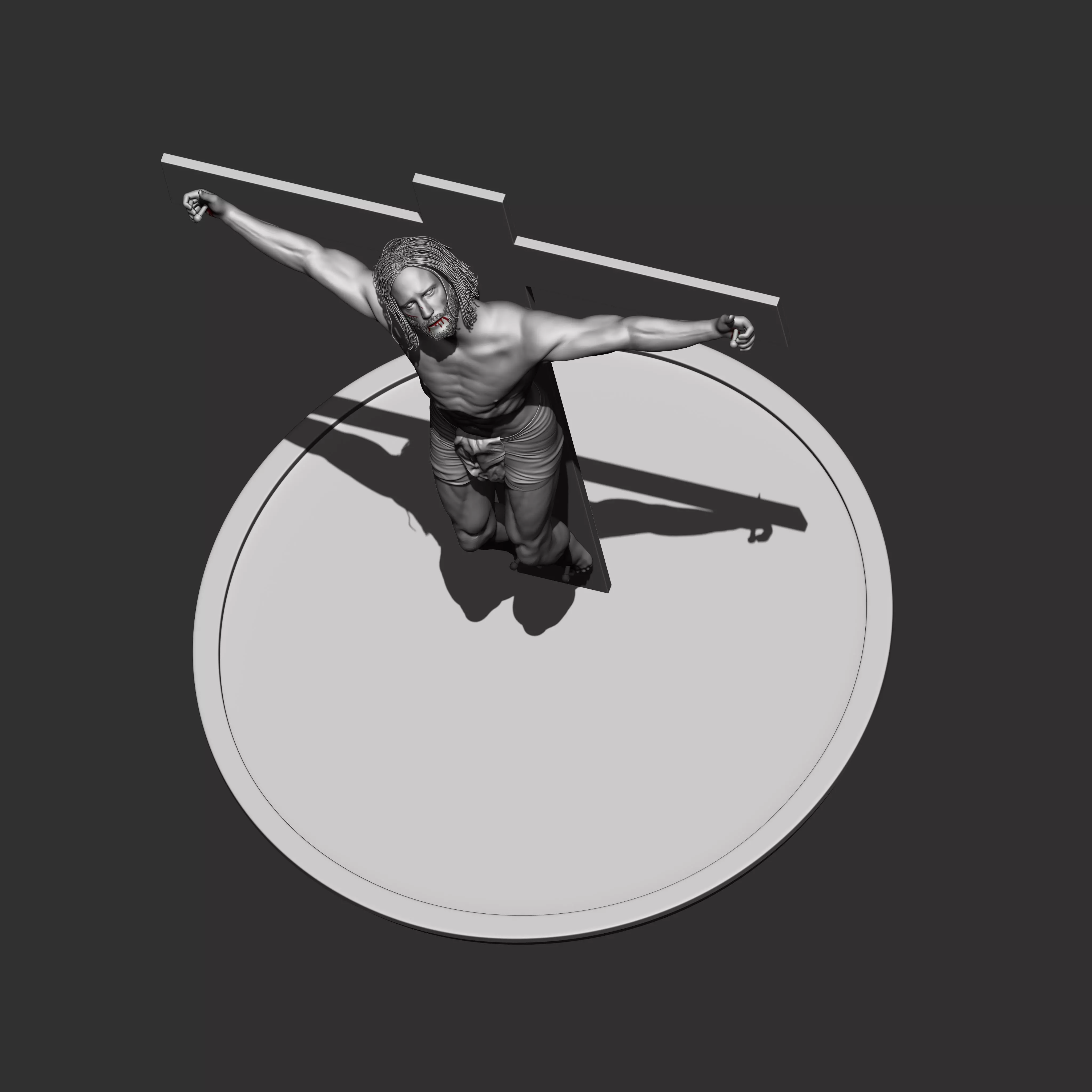 JESUS CHRIST SCUPTURE 3D print model_0