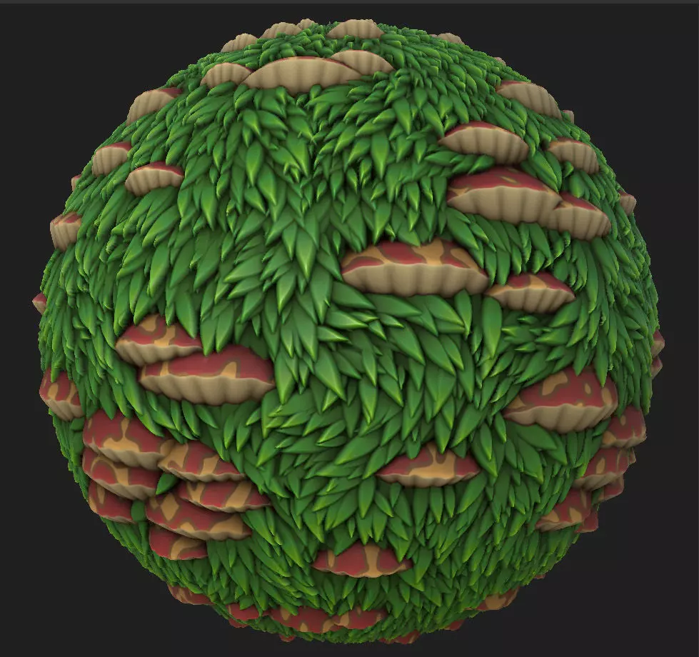 Mushroom Wall Texture