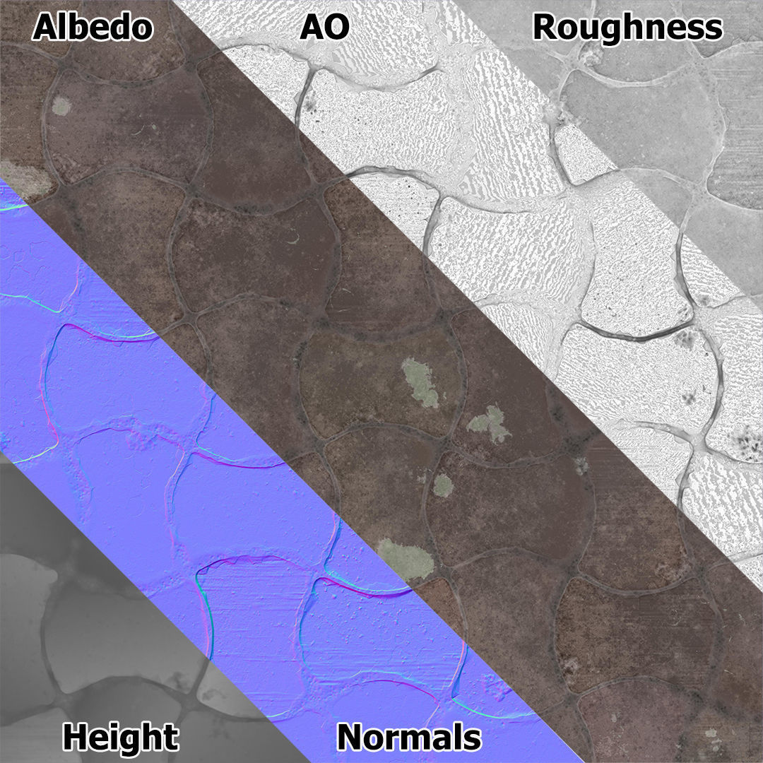 Sidewalk stone ball Texture_5