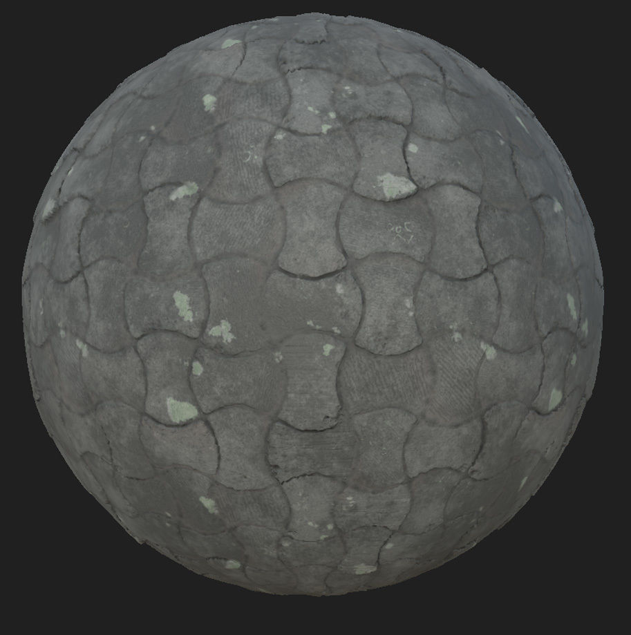 Sidewalk stone ball Texture_3