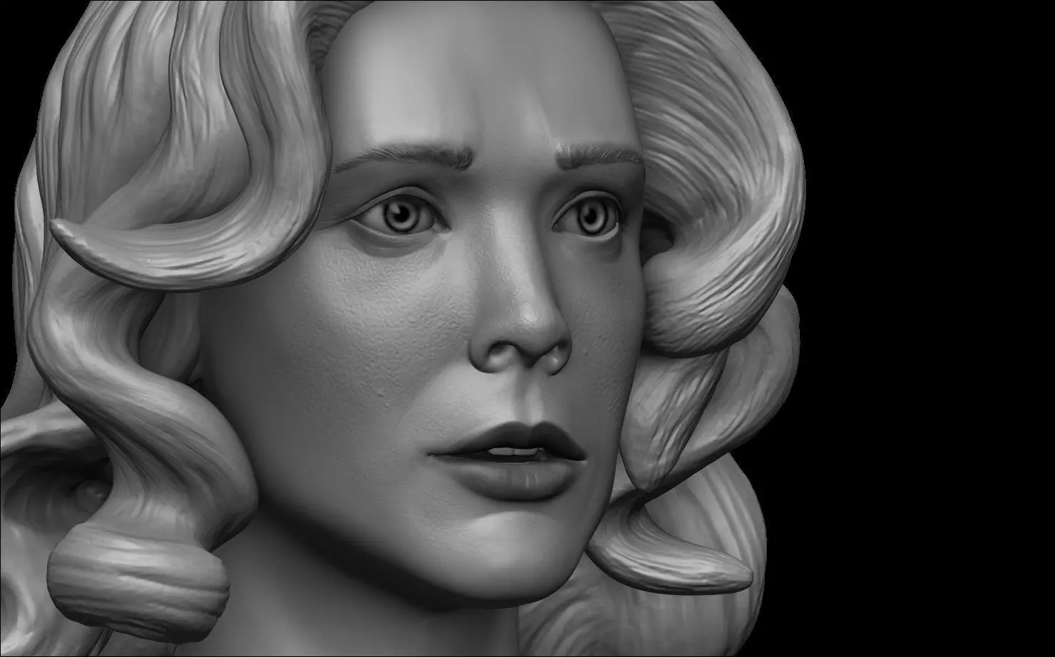 Wanda Maximoff - Scarlet Witch - Elizabeth Olsen 3D model_0