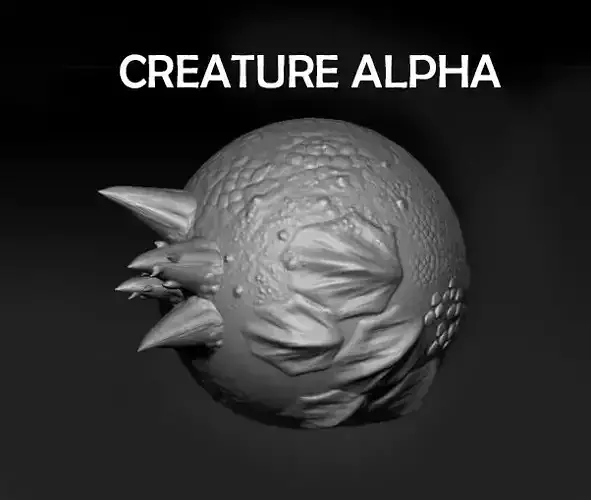 Zbrush Creature Alpha