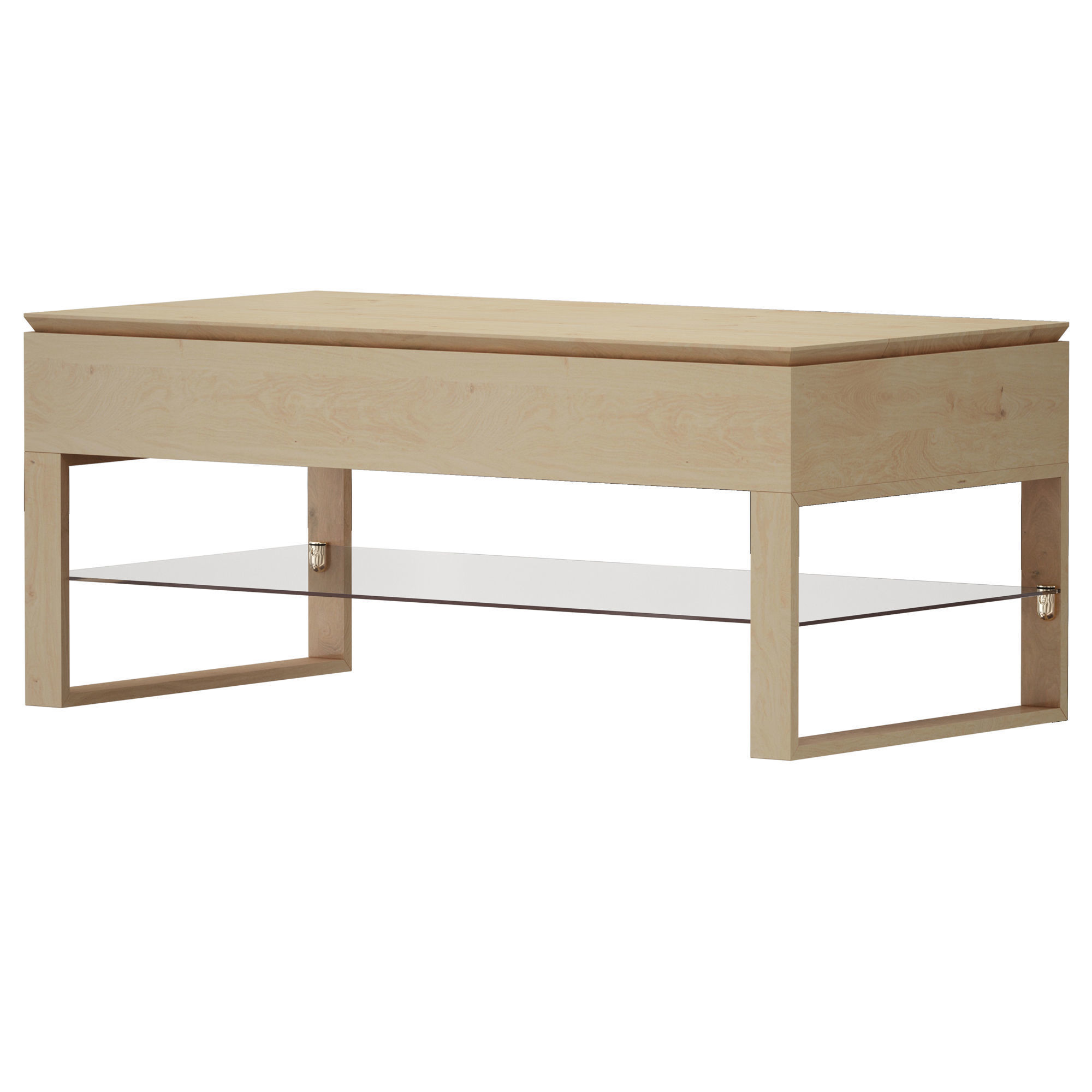 Falster Lift-Top Coffee Table Crate and Barrel 3D model_3