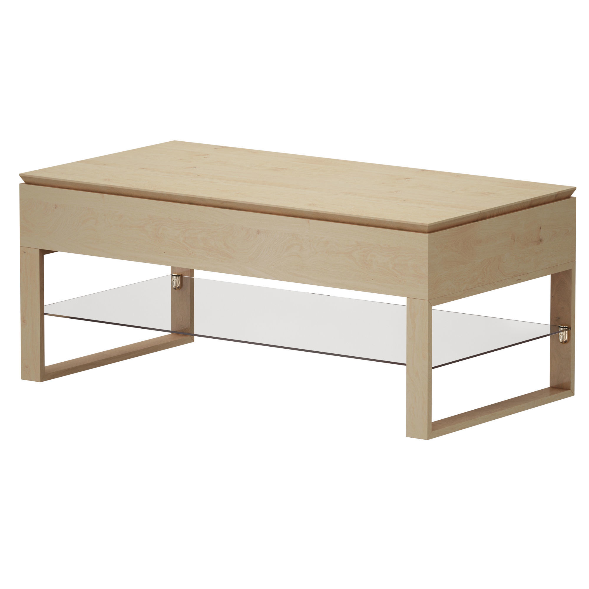 Falster Lift-Top Coffee Table Crate and Barrel 3D model_2