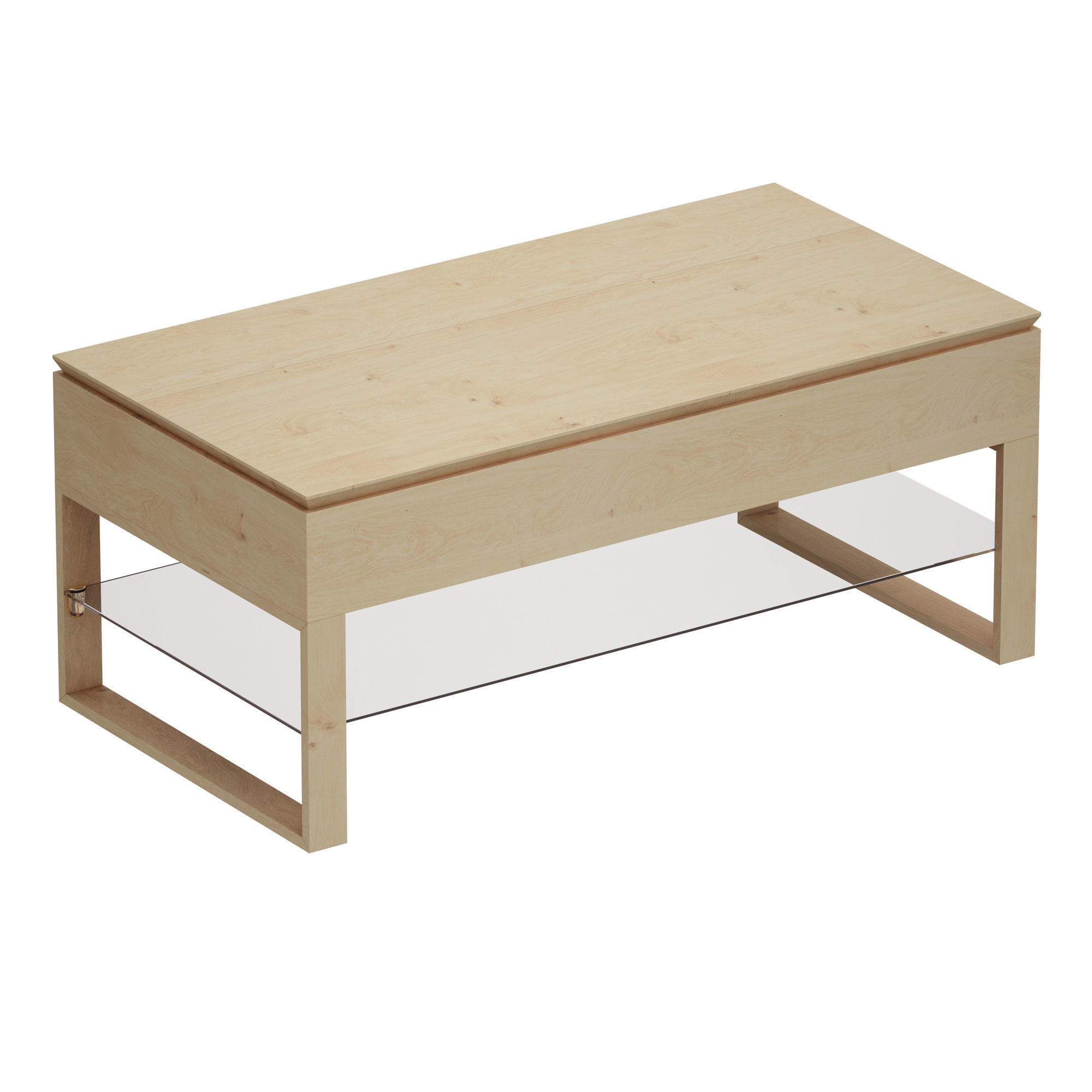 Falster Lift-Top Coffee Table Crate and Barrel 3D model_6