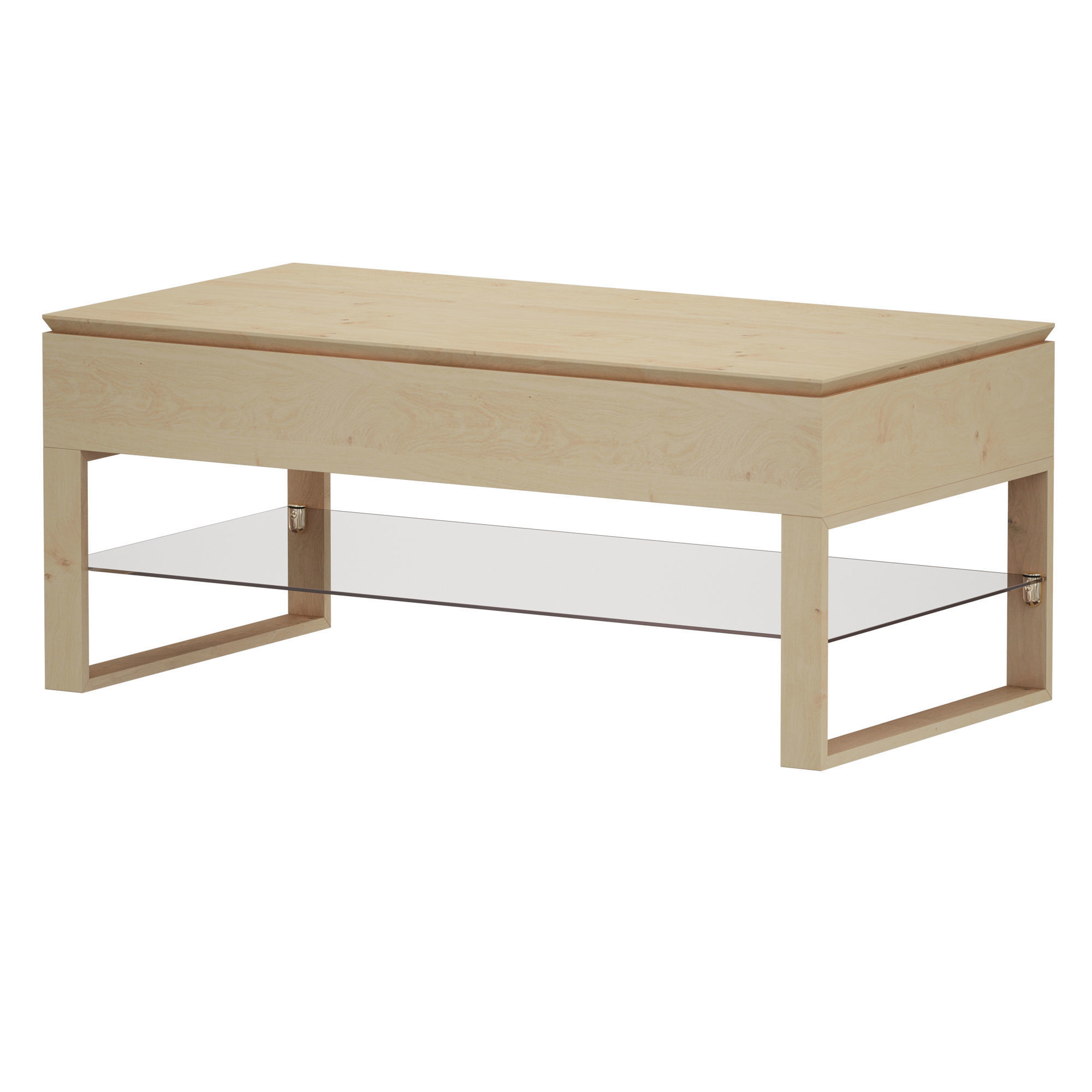 Falster Lift-Top Coffee Table Crate and Barrel 3D model_8