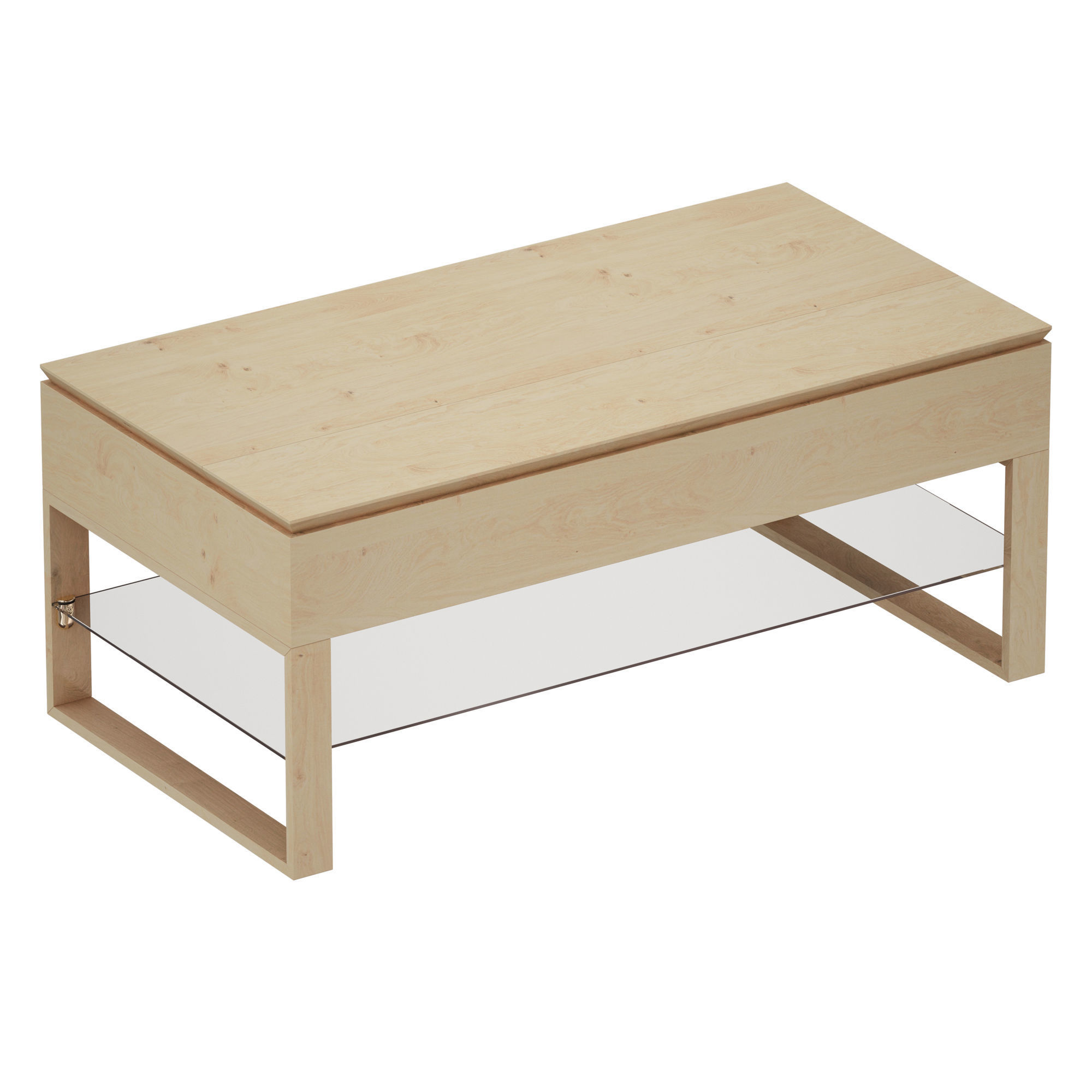 Falster Lift-Top Coffee Table Crate and Barrel 3D model_1
