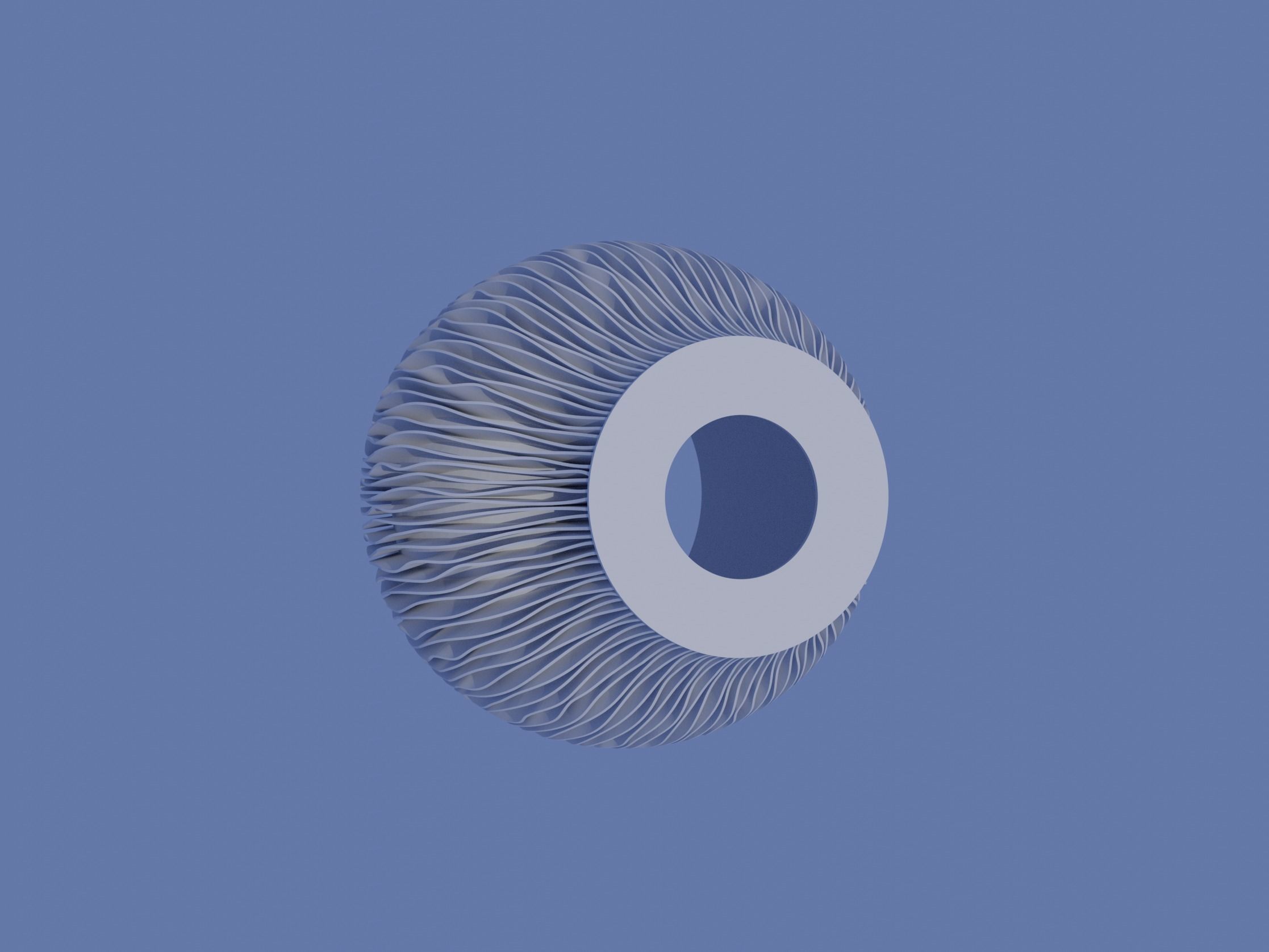 Lampshade - NATURE MUSHROOM - table or pendant lamp - E27 mount 3D print model_5