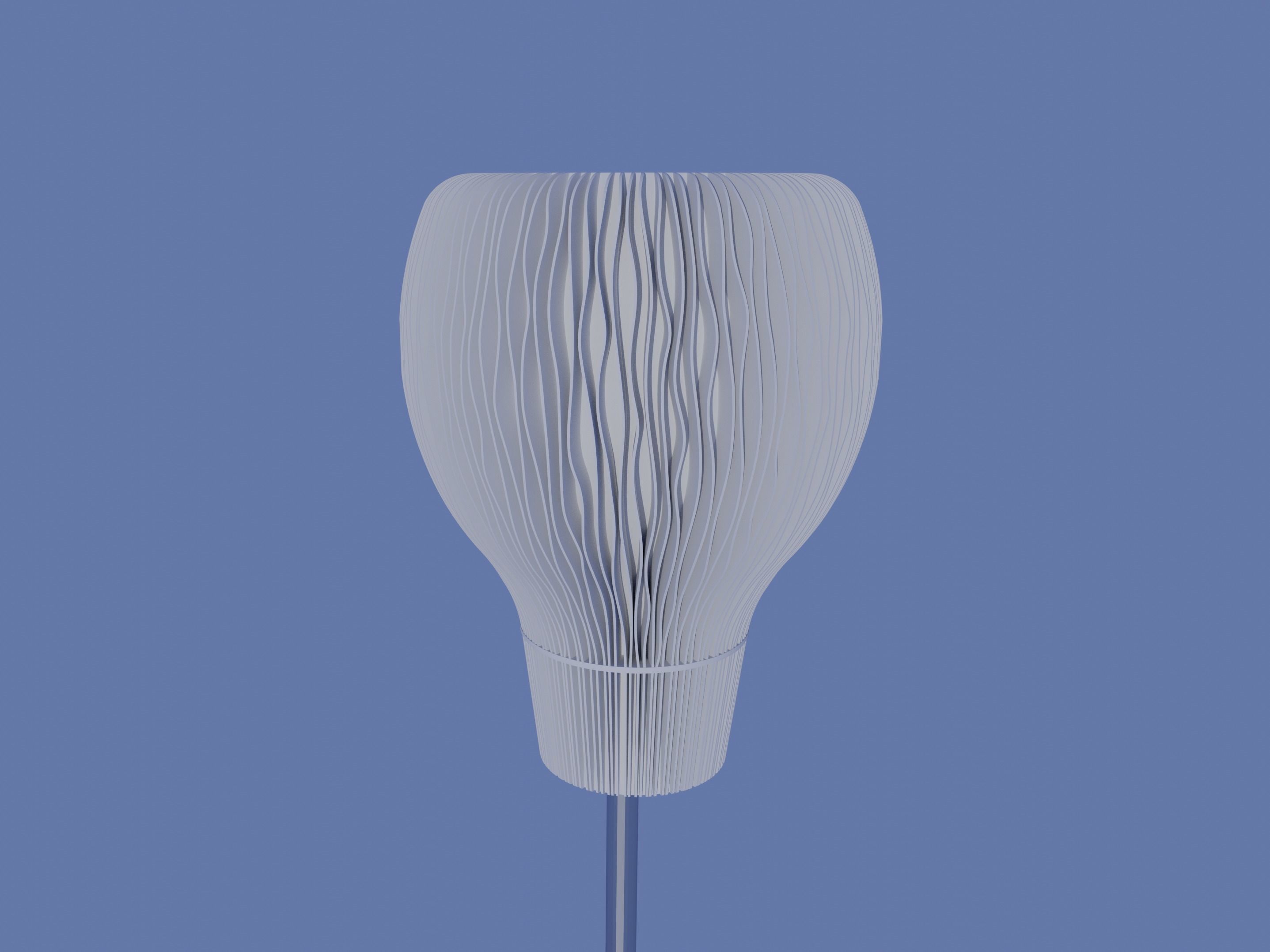 Lampshade - NATURE MUSHROOM - table or pendant lamp - E27 mount 3D print model_2