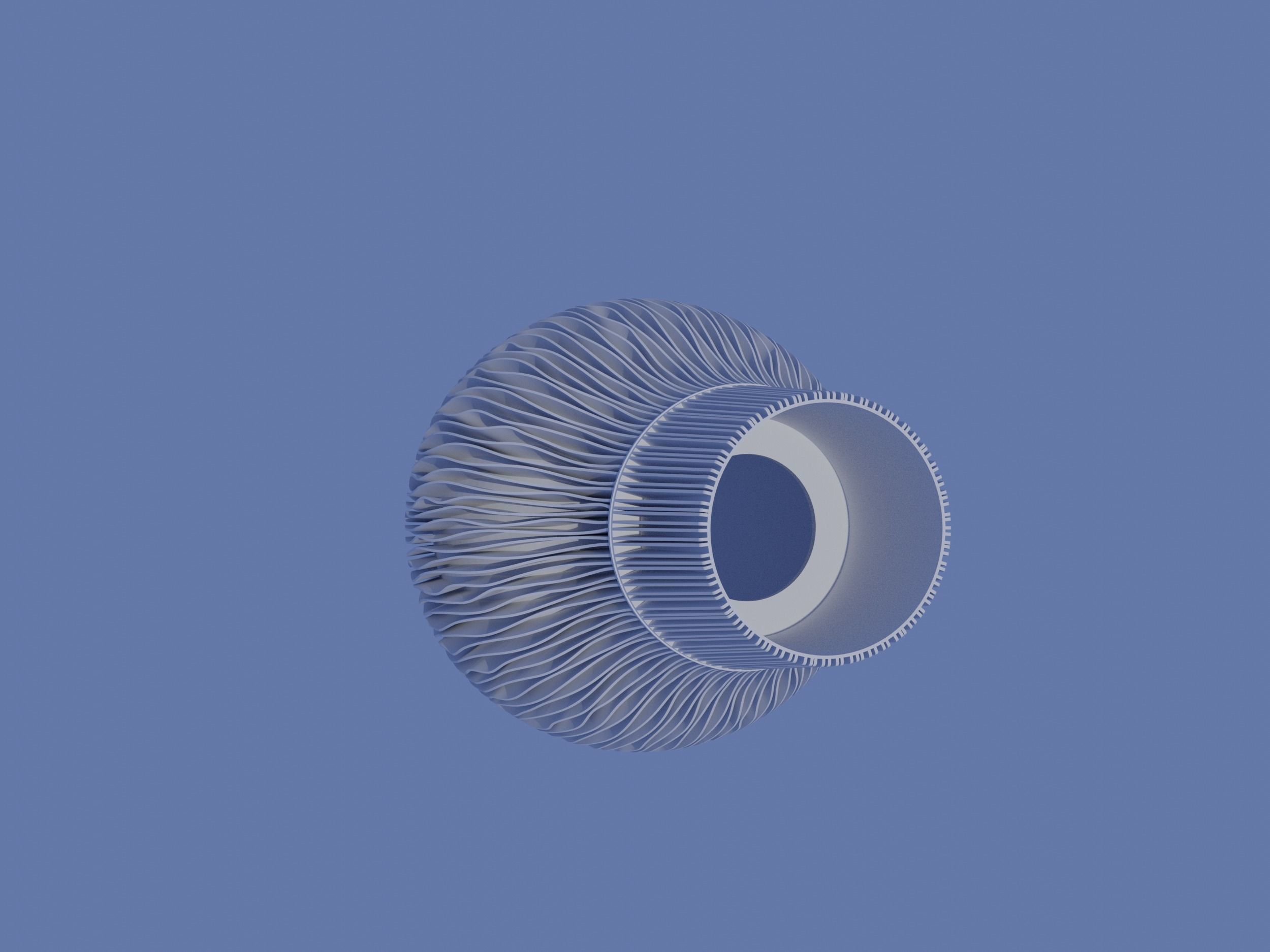 Lampshade - NATURE MUSHROOM - table or pendant lamp - E27 mount 3D print model_4