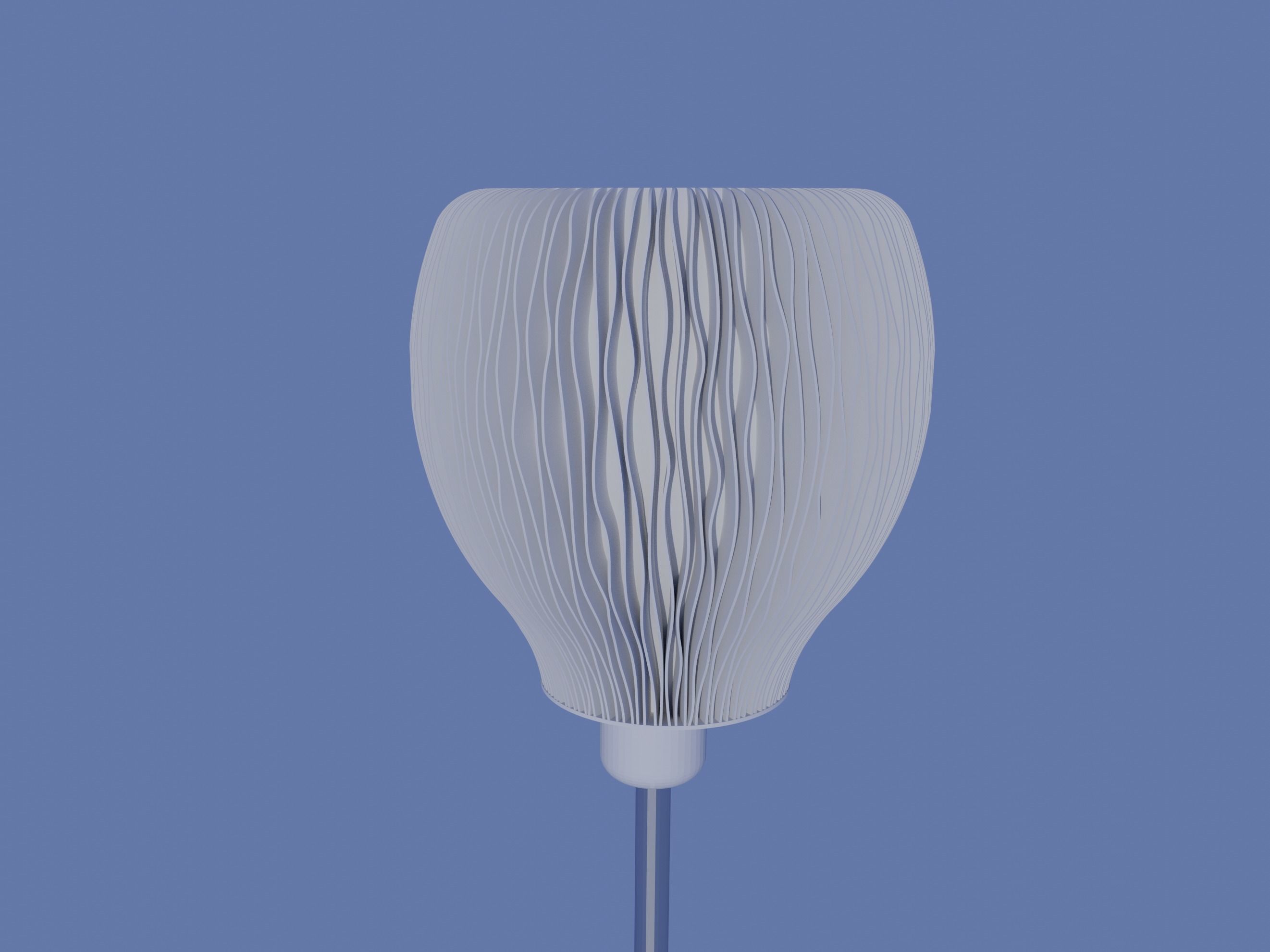 Lampshade - NATURE MUSHROOM - table or pendant lamp - E27 mount 3D print model_1