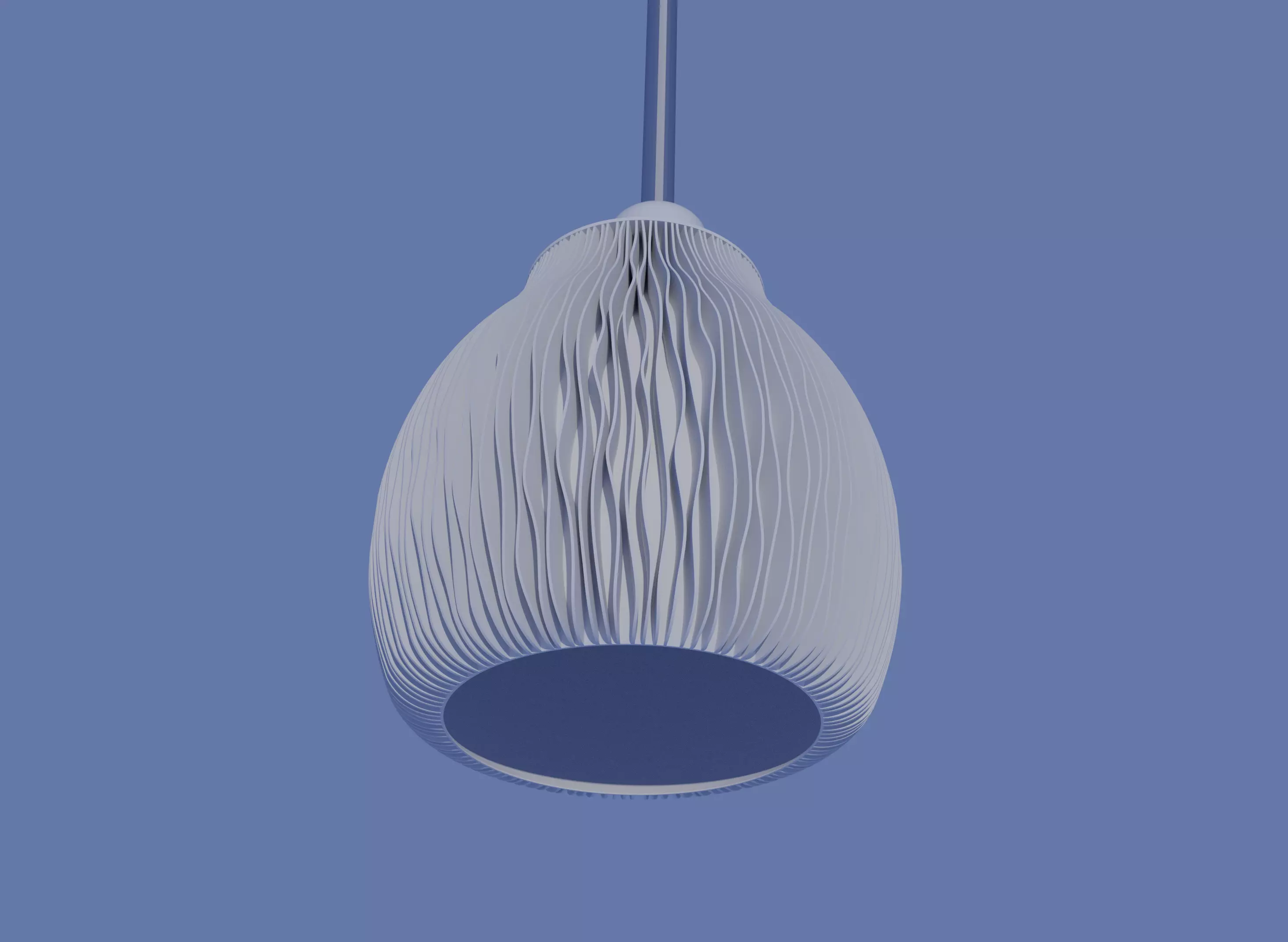 Lampshade - NATURE MUSHROOM - table or pendant lamp - E27 mount 3D print model_0