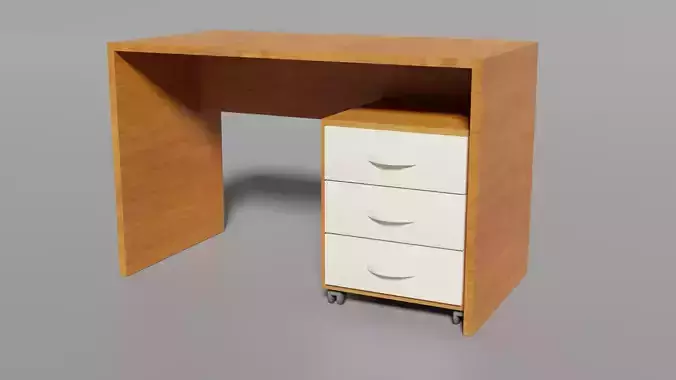 Desk with drawers