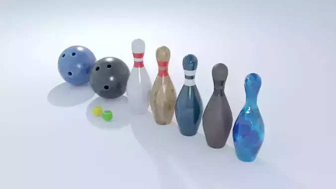 Bowling and tennis balls and accessories