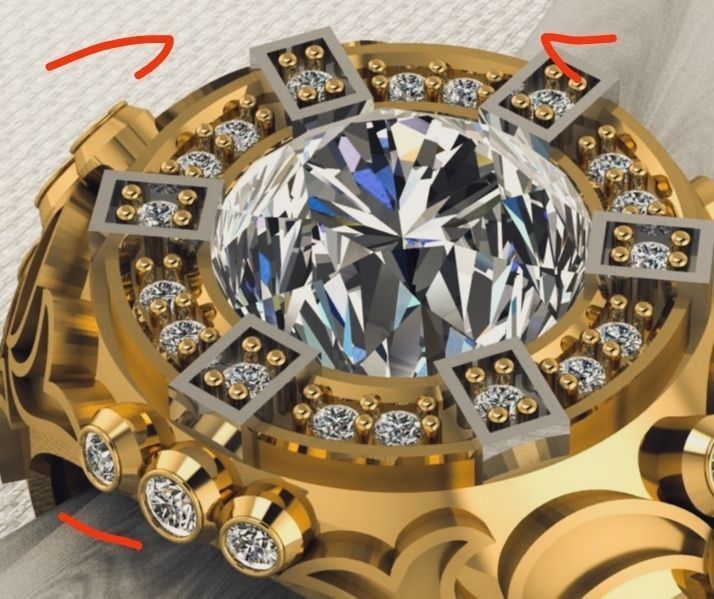 ring men 3D print model_5