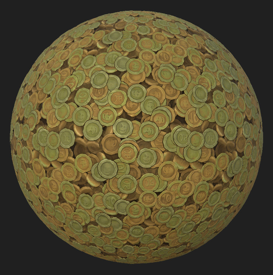 Stylized Coins Texture_5