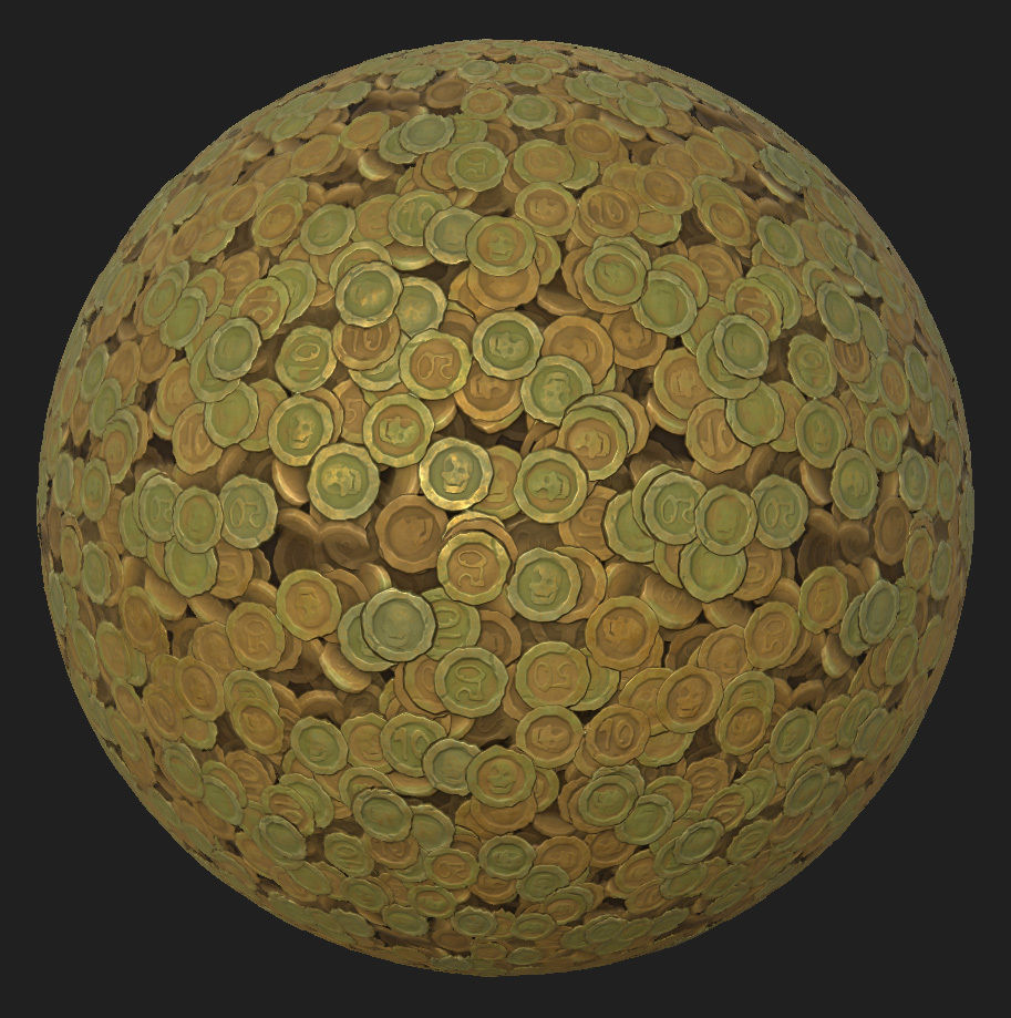 Stylized Coins Texture_3