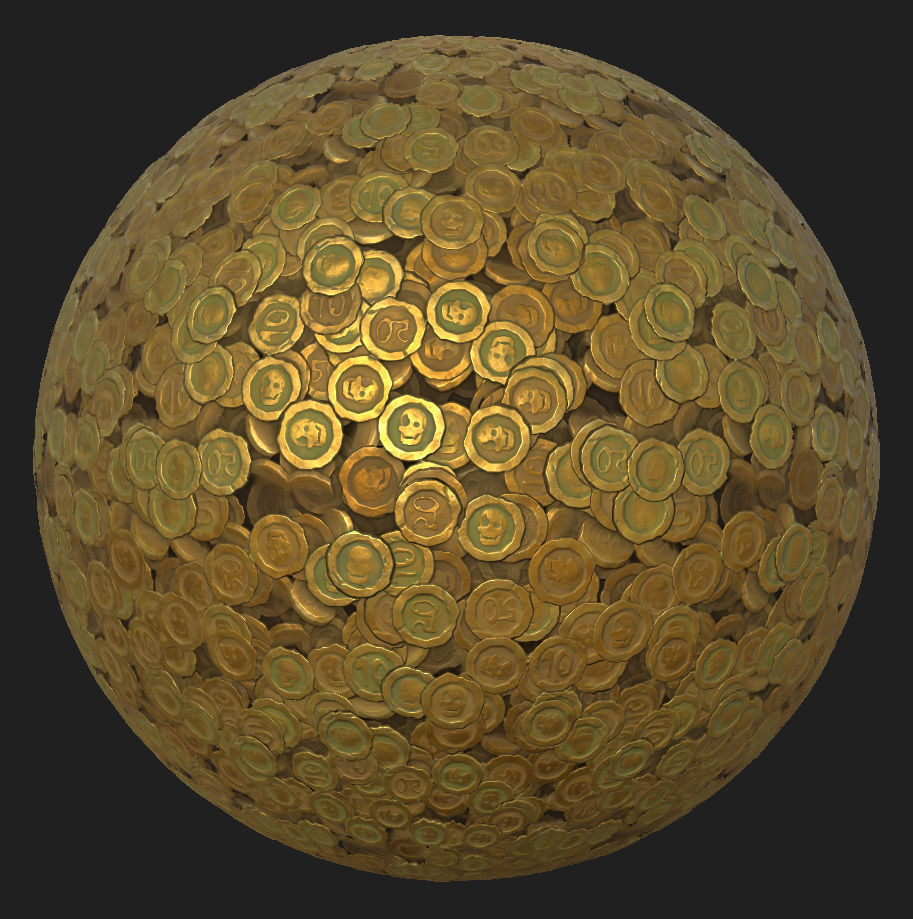 Stylized Coins Texture_1