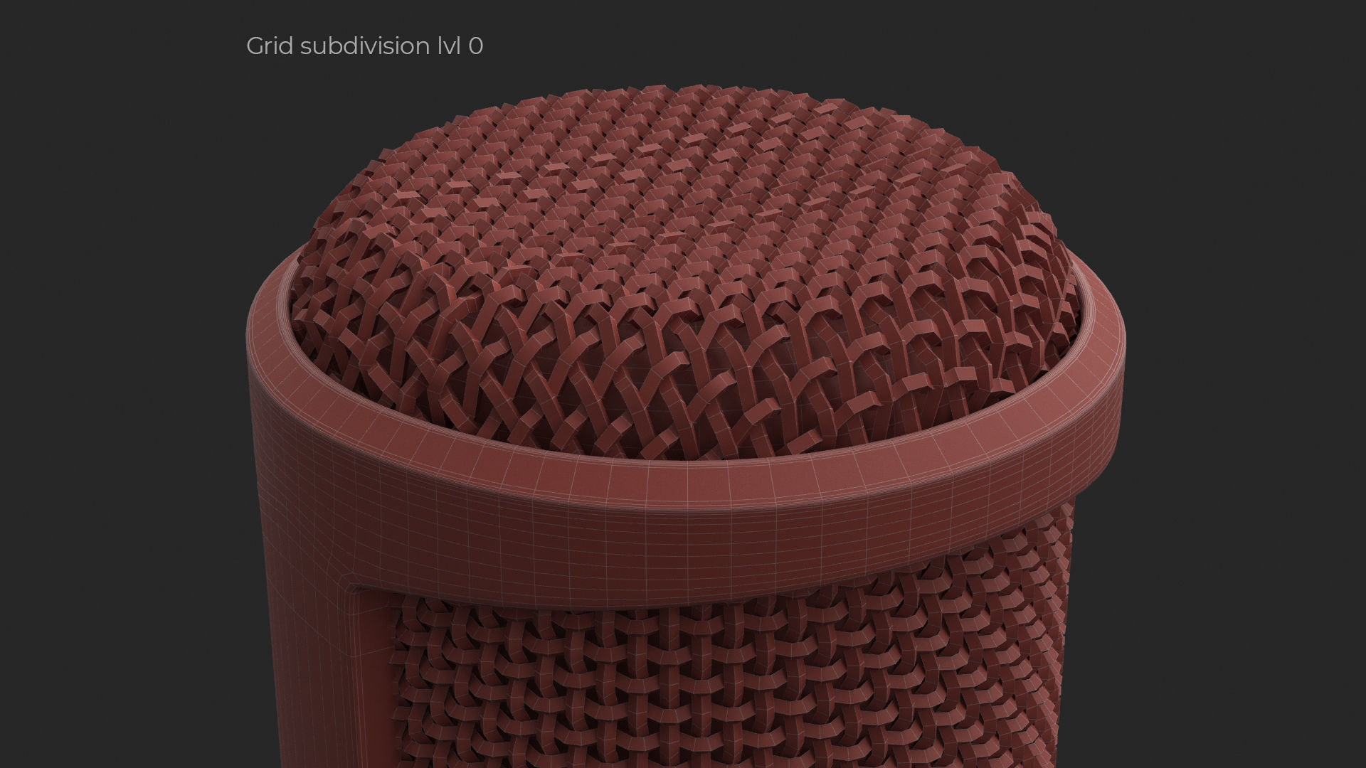 Audio-Technica AT2020 Microphone with USB port on tripod stand 3D model_14