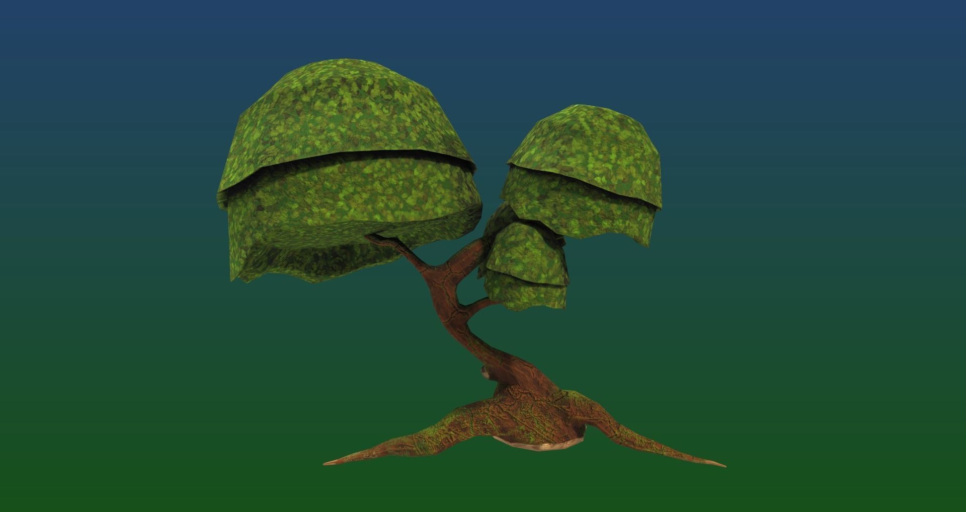 3D model Cartoon style Swamp tree for games VR / AR / low-poly | CGTrader