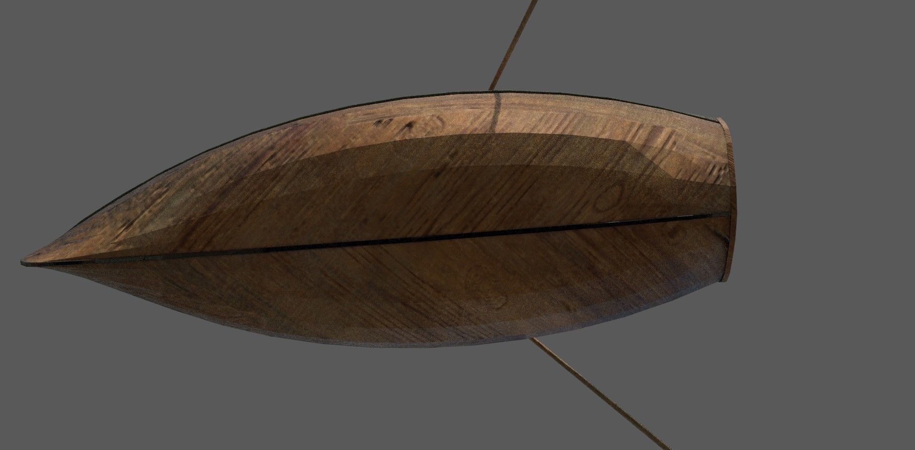 Wooden Boat Low-poly 3D model Low-poly 3D model_7