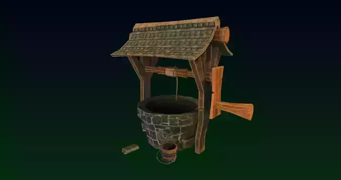 Old Well Game asset