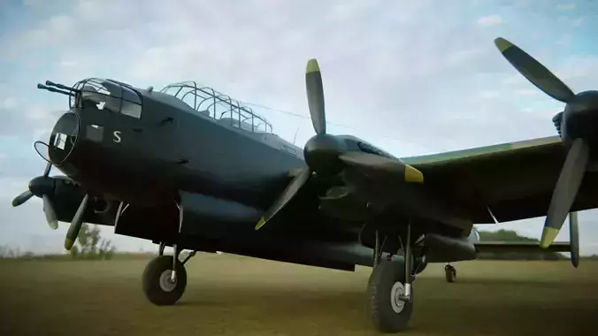 Avro Lancaster B mk1  3D model