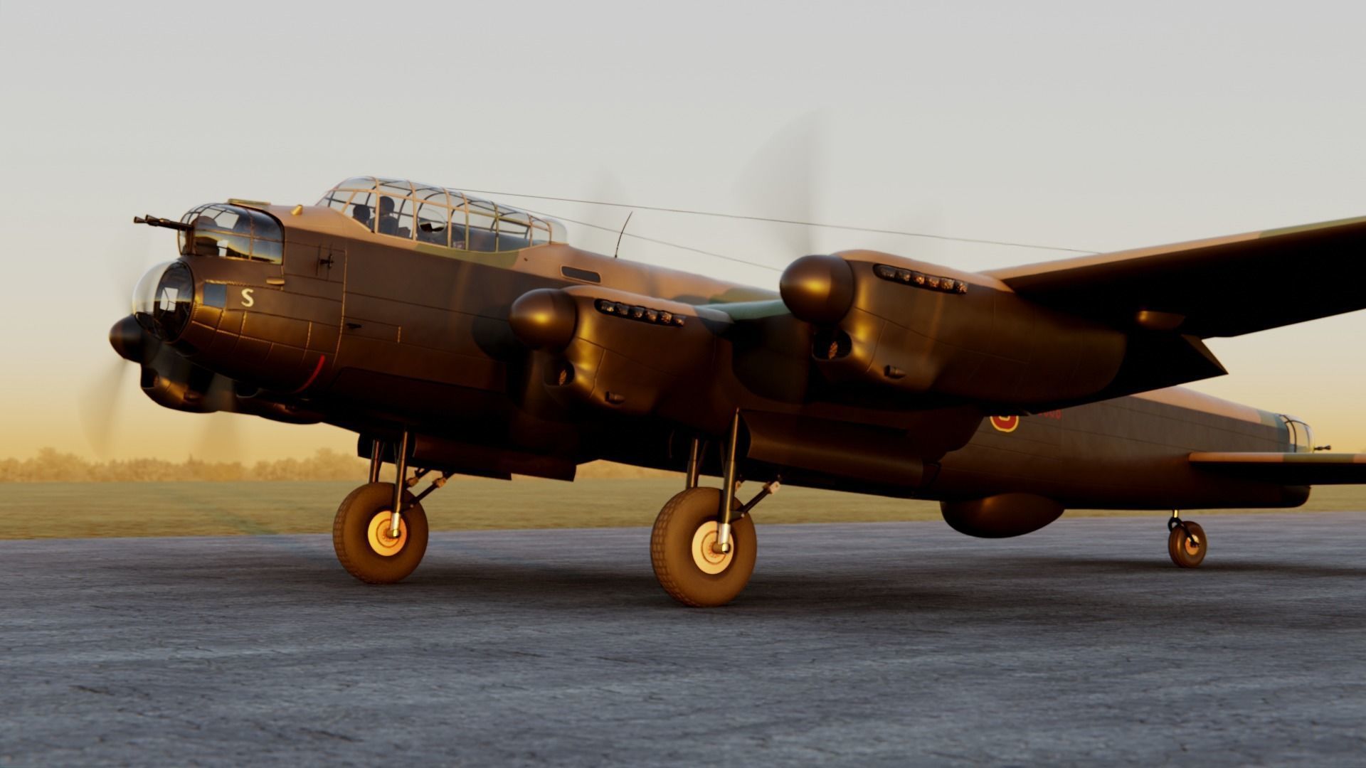 Avro Lancaster B mk1  3D model_25