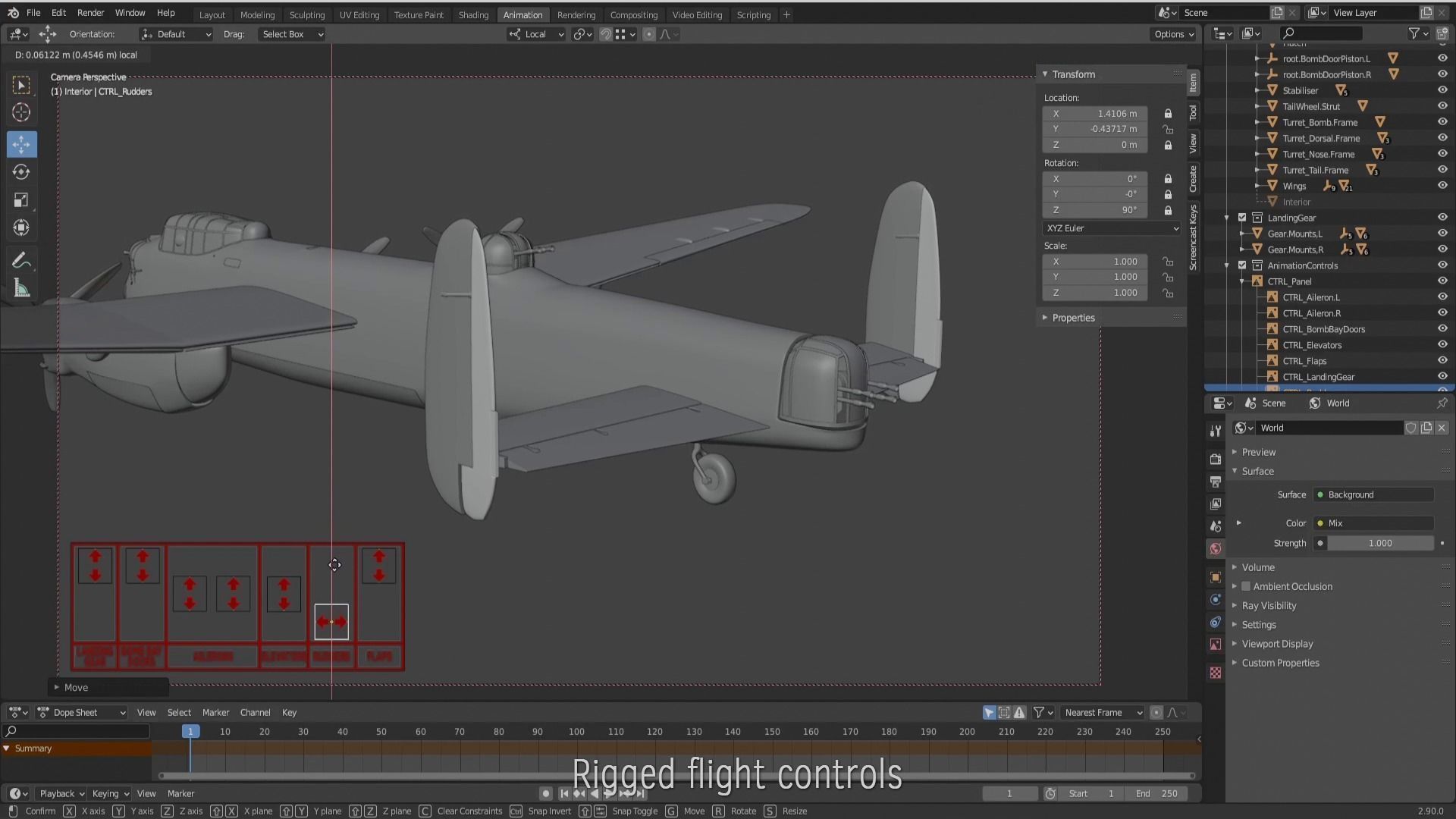 Avro Lancaster B mk1  3D model_16